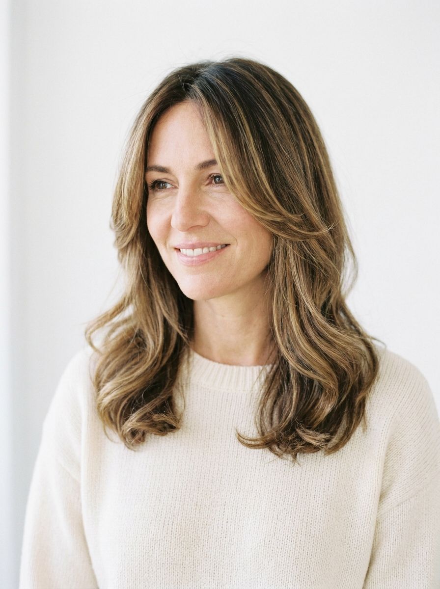 Offene Haare mit weichem Blowout - Frisuren für offene Haare